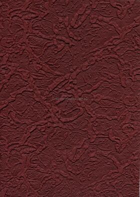Embossed Rugged Maroon, Deep Red Matte, A4 handmade recycled paper | PaperSource